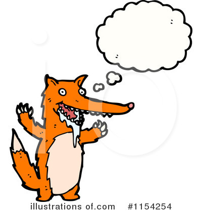 Royalty-Free (RF) Fox Clipart Illustration by lineartestpilot - Stock Sample #1154254
