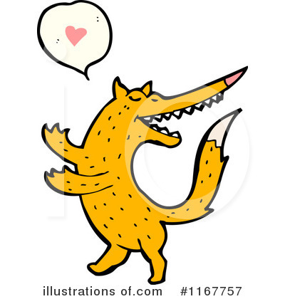 Royalty-Free (RF) Fox Clipart Illustration by lineartestpilot - Stock Sample #1167757