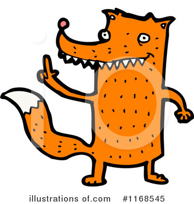 Royalty-Free (RF) Fox Clipart Illustration by lineartestpilot - Stock Sample #1168545