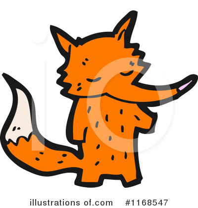 Royalty-Free (RF) Fox Clipart Illustration by lineartestpilot - Stock Sample #1168547