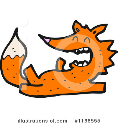 Royalty-Free (RF) Fox Clipart Illustration by lineartestpilot - Stock Sample #1168555