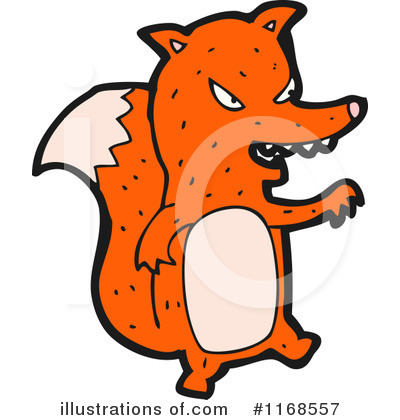 Royalty-Free (RF) Fox Clipart Illustration by lineartestpilot - Stock Sample #1168557