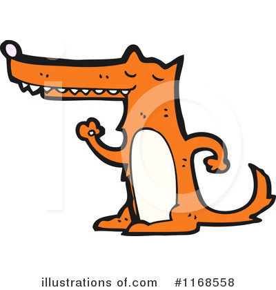 Royalty-Free (RF) Fox Clipart Illustration by lineartestpilot - Stock Sample #1168558