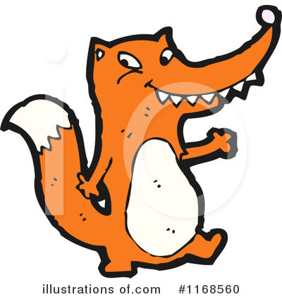 Royalty-Free (RF) Fox Clipart Illustration by lineartestpilot - Stock Sample #1168560