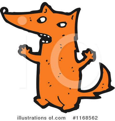 Royalty-Free (RF) Fox Clipart Illustration by lineartestpilot - Stock Sample #1168562