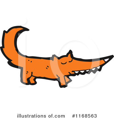Royalty-Free (RF) Fox Clipart Illustration by lineartestpilot - Stock Sample #1168563