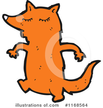 Royalty-Free (RF) Fox Clipart Illustration by lineartestpilot - Stock Sample #1168564