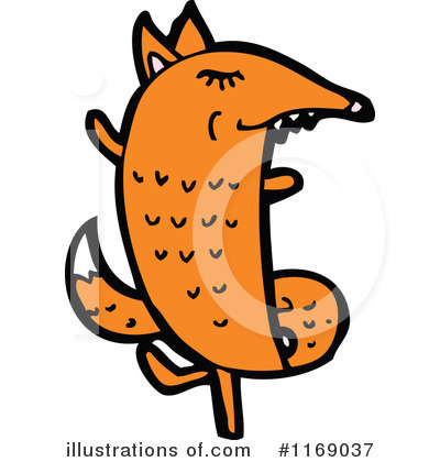 Royalty-Free (RF) Fox Clipart Illustration by lineartestpilot - Stock Sample #1169037