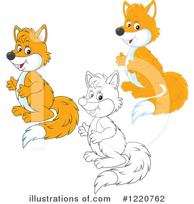 Royalty-Free (RF) Fox Clipart Illustration by Alex Bannykh - Stock Sample #1220762