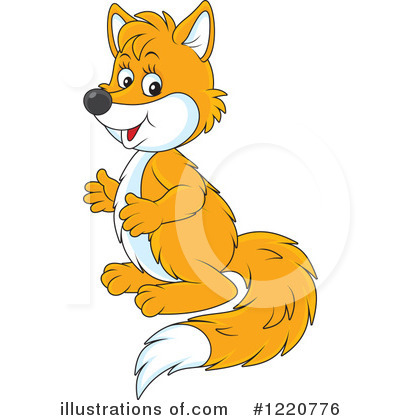 Royalty-Free (RF) Fox Clipart Illustration by Alex Bannykh - Stock Sample #1220776