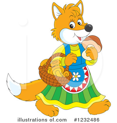 Royalty-Free (RF) Fox Clipart Illustration by Alex Bannykh - Stock Sample #1232486