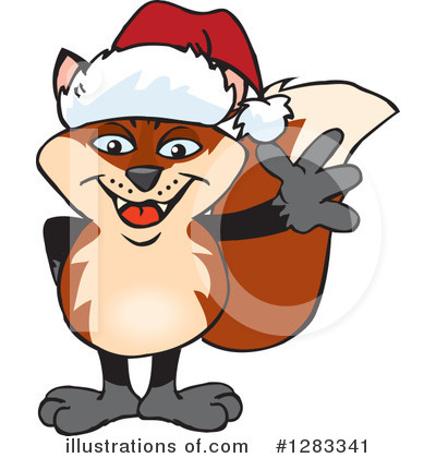 Royalty-Free (RF) Fox Clipart Illustration by Dennis Holmes Designs - Stock Sample #1283341