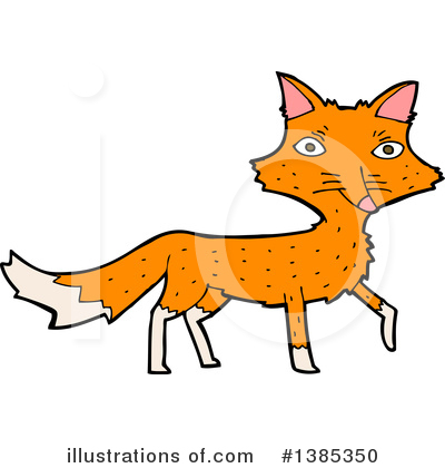 Royalty-Free (RF) Fox Clipart Illustration by lineartestpilot - Stock Sample #1385350
