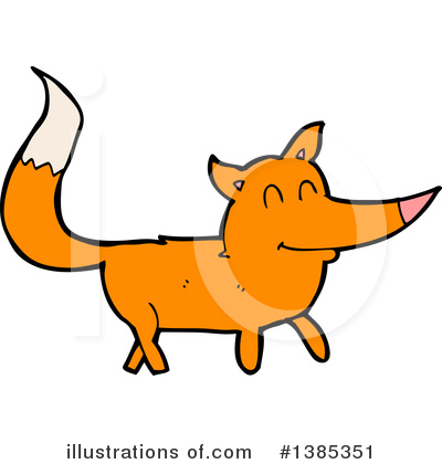 Royalty-Free (RF) Fox Clipart Illustration by lineartestpilot - Stock Sample #1385351