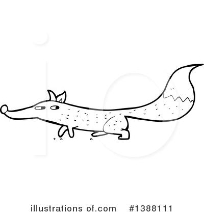 Royalty-Free (RF) Fox Clipart Illustration by lineartestpilot - Stock Sample #1388111