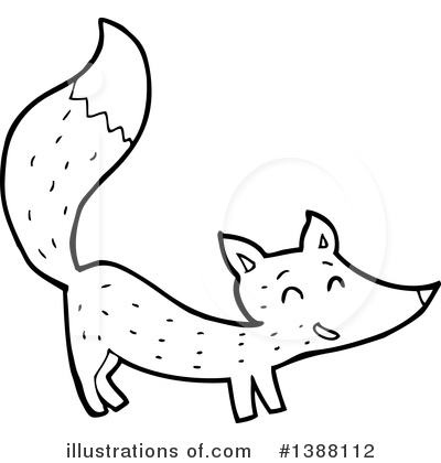 Royalty-Free (RF) Fox Clipart Illustration by lineartestpilot - Stock Sample #1388112