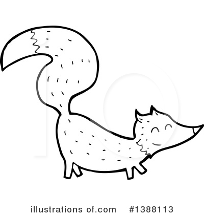 Royalty-Free (RF) Fox Clipart Illustration by lineartestpilot - Stock Sample #1388113
