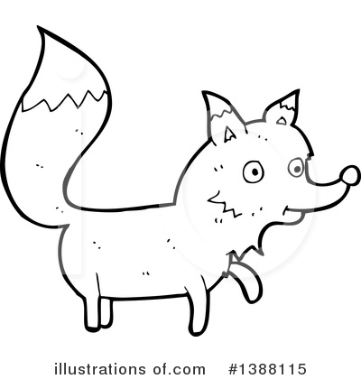 Royalty-Free (RF) Fox Clipart Illustration by lineartestpilot - Stock Sample #1388115