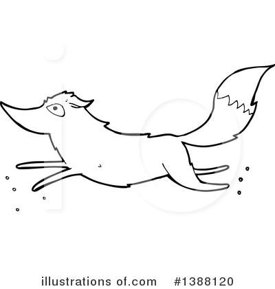 Royalty-Free (RF) Fox Clipart Illustration by lineartestpilot - Stock Sample #1388120
