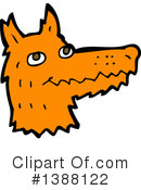 Fox Clipart #1388122 by lineartestpilot