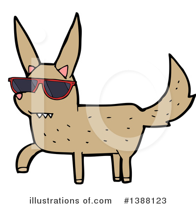 Royalty-Free (RF) Fox Clipart Illustration by lineartestpilot - Stock Sample #1388123