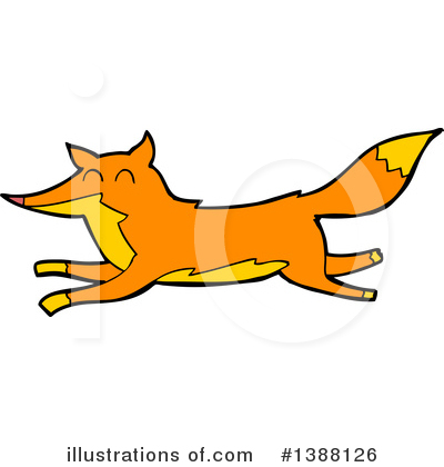Royalty-Free (RF) Fox Clipart Illustration by lineartestpilot - Stock Sample #1388126