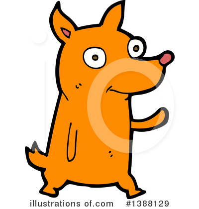 Royalty-Free (RF) Fox Clipart Illustration by lineartestpilot - Stock Sample #1388129