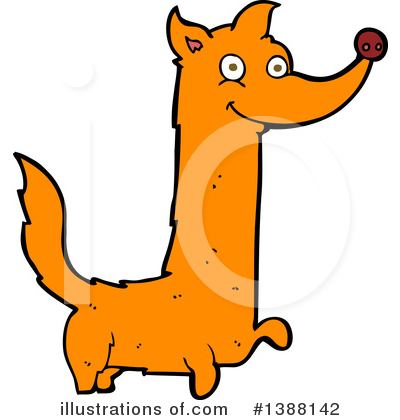 Royalty-Free (RF) Fox Clipart Illustration by lineartestpilot - Stock Sample #1388142