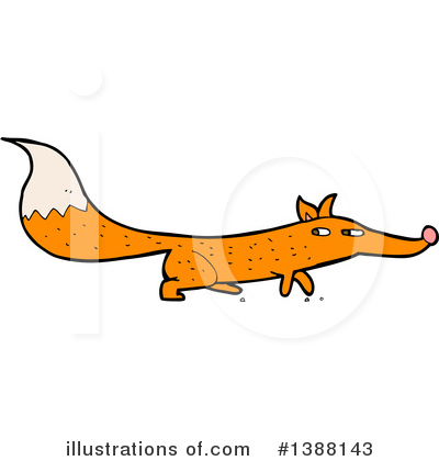 Royalty-Free (RF) Fox Clipart Illustration by lineartestpilot - Stock Sample #1388143