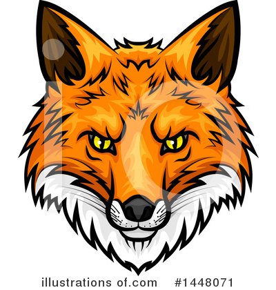 Fox Clipart #1448071 by Vector Tradition SM