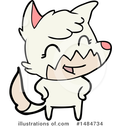 Royalty-Free (RF) Fox Clipart Illustration by lineartestpilot - Stock Sample #1484734