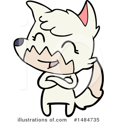 Royalty-Free (RF) Fox Clipart Illustration by lineartestpilot - Stock Sample #1484735