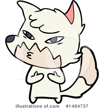 Royalty-Free (RF) Fox Clipart Illustration by lineartestpilot - Stock Sample #1484737