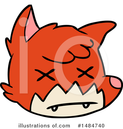 Royalty-Free (RF) Fox Clipart Illustration by lineartestpilot - Stock Sample #1484740