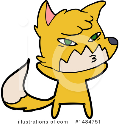Royalty-Free (RF) Fox Clipart Illustration by lineartestpilot - Stock Sample #1484751