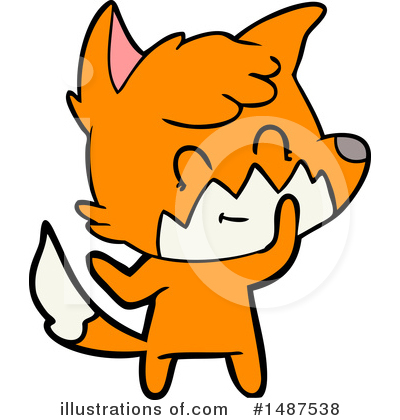 Royalty-Free (RF) Fox Clipart Illustration by lineartestpilot - Stock Sample #1487538