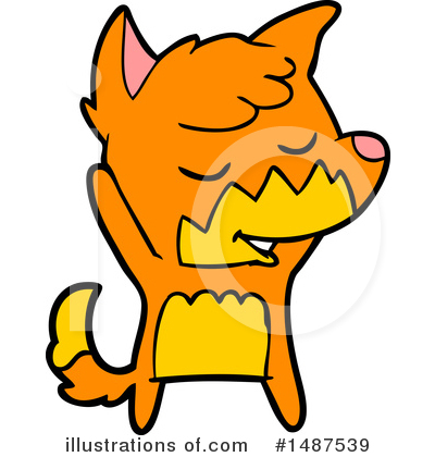 Royalty-Free (RF) Fox Clipart Illustration by lineartestpilot - Stock Sample #1487539