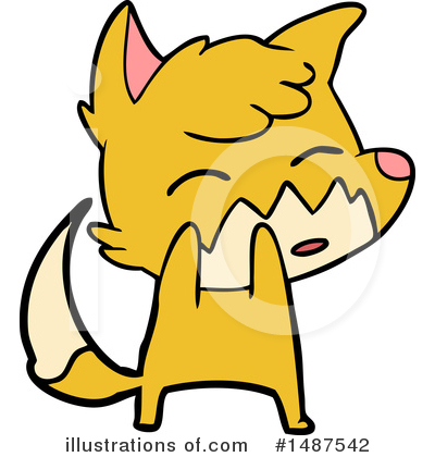 Royalty-Free (RF) Fox Clipart Illustration by lineartestpilot - Stock Sample #1487542