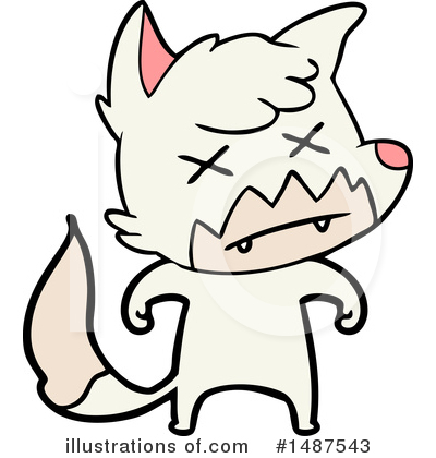 Royalty-Free (RF) Fox Clipart Illustration by lineartestpilot - Stock Sample #1487543