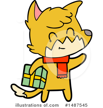 Royalty-Free (RF) Fox Clipart Illustration by lineartestpilot - Stock Sample #1487545