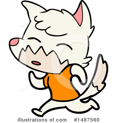 Royalty-Free (RF) Fox Clipart Illustration by lineartestpilot - Stock Sample #1487560
