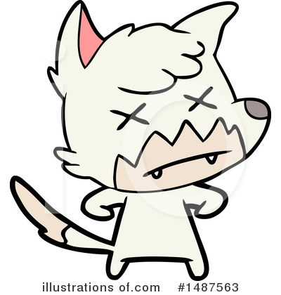 Royalty-Free (RF) Fox Clipart Illustration by lineartestpilot - Stock Sample #1487563