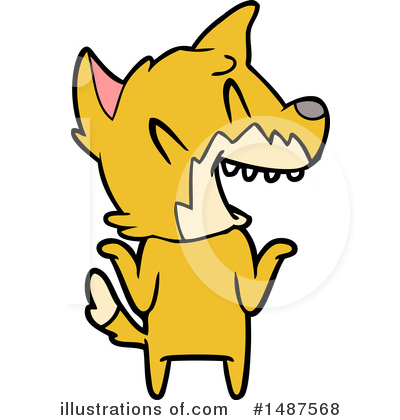 Royalty-Free (RF) Fox Clipart Illustration by lineartestpilot - Stock Sample #1487568