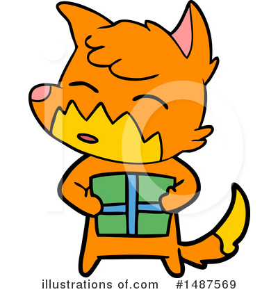 Royalty-Free (RF) Fox Clipart Illustration by lineartestpilot - Stock Sample #1487569
