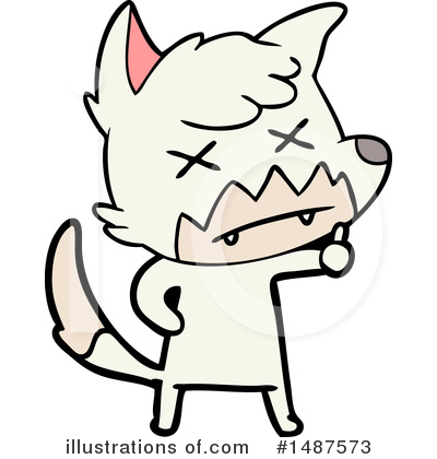 Royalty-Free (RF) Fox Clipart Illustration by lineartestpilot - Stock Sample #1487573