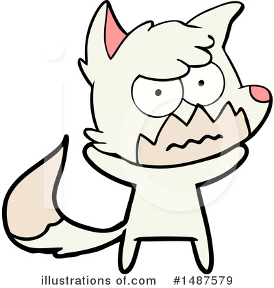 Royalty-Free (RF) Fox Clipart Illustration by lineartestpilot - Stock Sample #1487579