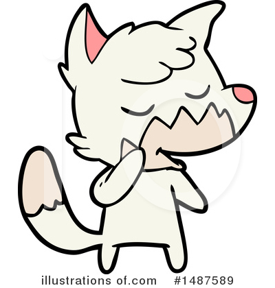 Royalty-Free (RF) Fox Clipart Illustration by lineartestpilot - Stock Sample #1487589