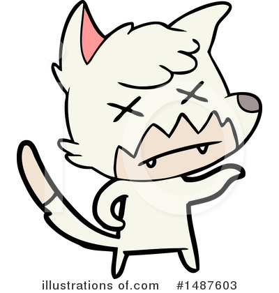 Royalty-Free (RF) Fox Clipart Illustration by lineartestpilot - Stock Sample #1487603