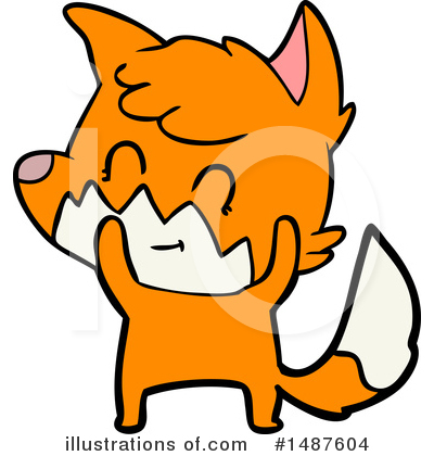 Royalty-Free (RF) Fox Clipart Illustration by lineartestpilot - Stock Sample #1487604