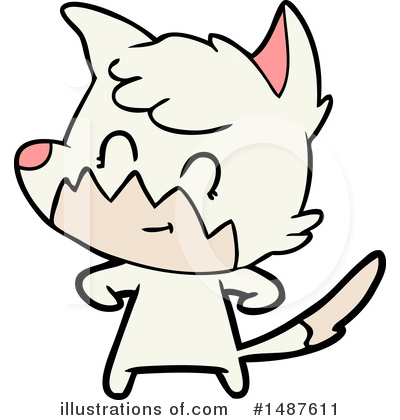 Royalty-Free (RF) Fox Clipart Illustration by lineartestpilot - Stock Sample #1487611